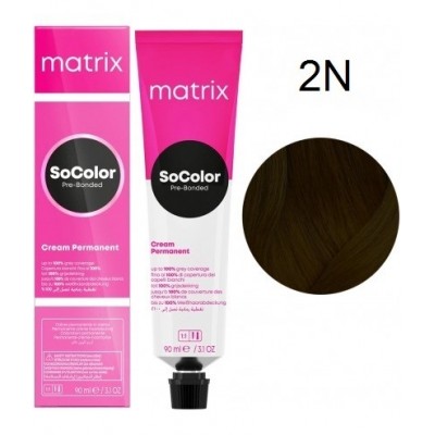 Matrix SoColor Pre-Bonded Cream Permanent 90ml (Natural Colors) Matrix SoColor Pre-Bonded Cream Permanent 90ml (Natural Colors)